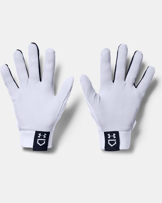 Men's UA Yard Stars & Stripes Batting Gloves, White, pdpMainDesktop image number 1